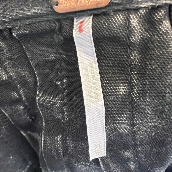 NWT Free People Marina babydoll denim crop top - Picture 10 of 12